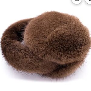 Thick Fur Super Soft Earmuffs – Brown | One Size Fits All | Brand New